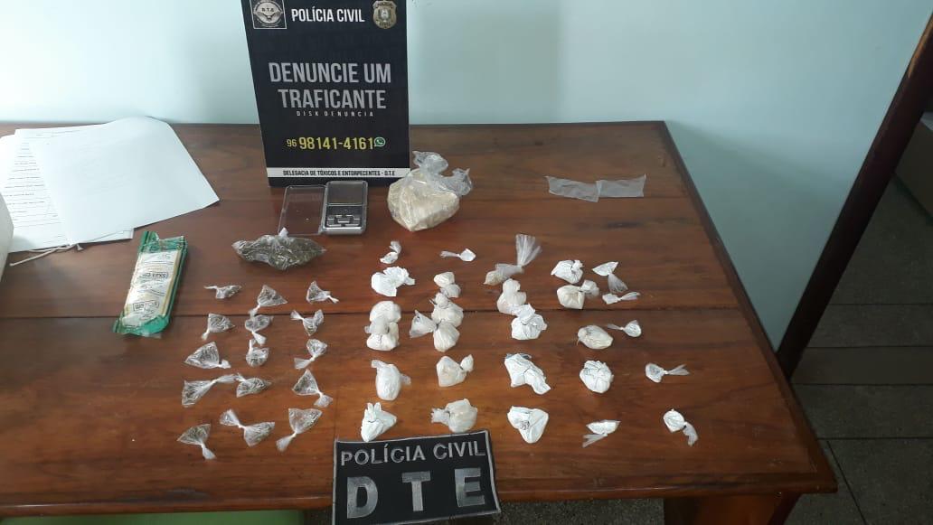 POLÍCIA CIVIL PRENDE HOMEM POR TRÁFICO DE DROGAS EM MACAPÁ